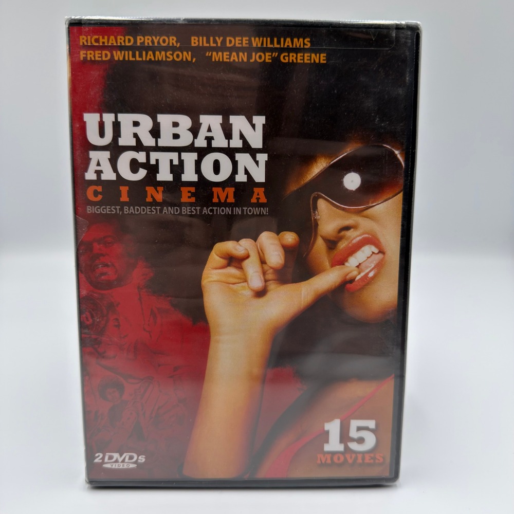 Urban Action Cinema 15 Movie Collection 2 DVD Set Richard Pryor Fred Williamson
